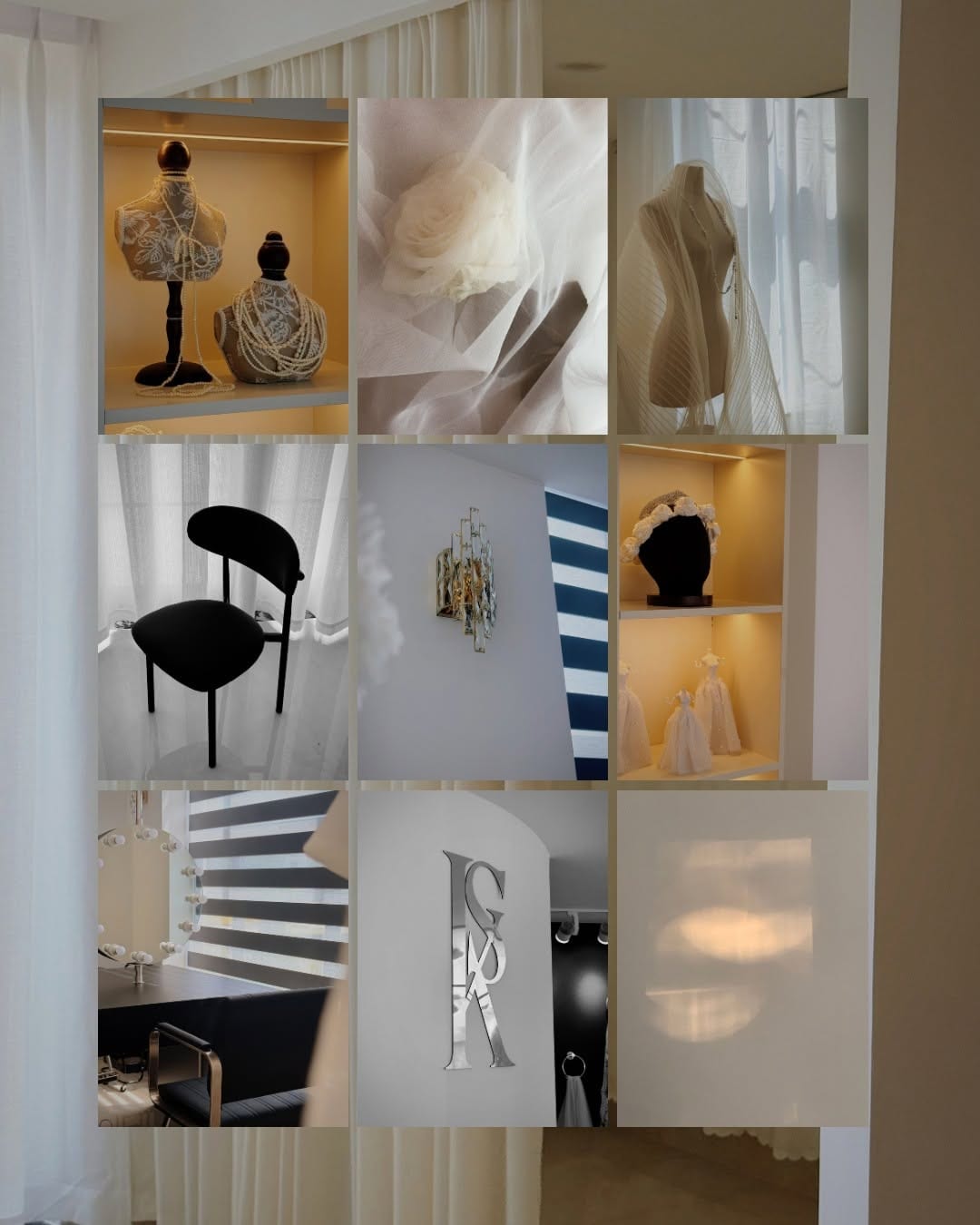 Các góc của không gian studio mới